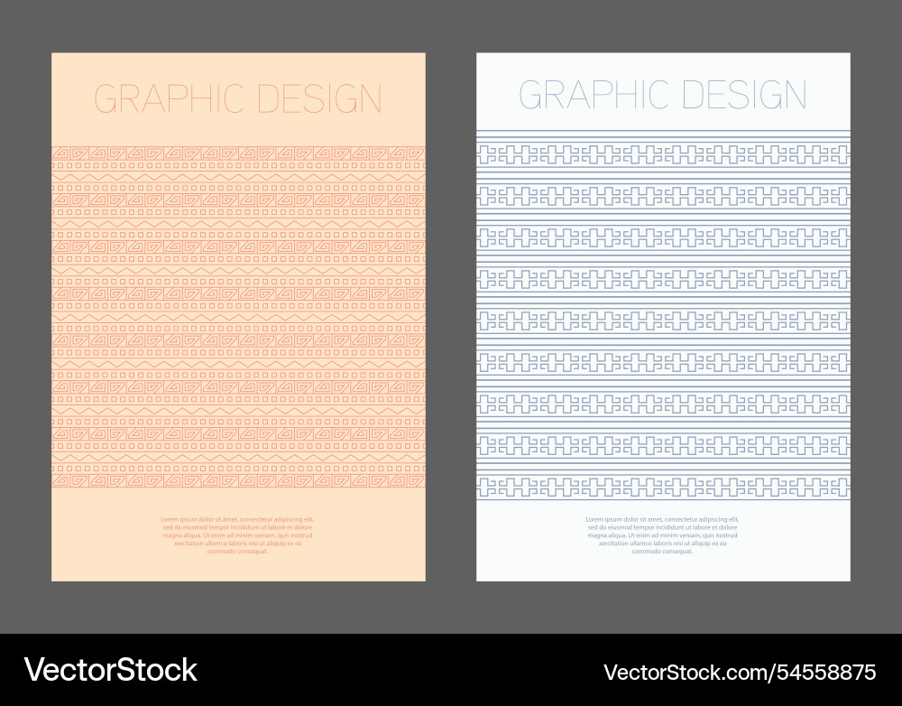 Design is patterned in an ethnic style a template Design is patterned in an ethnic style a template vector image
