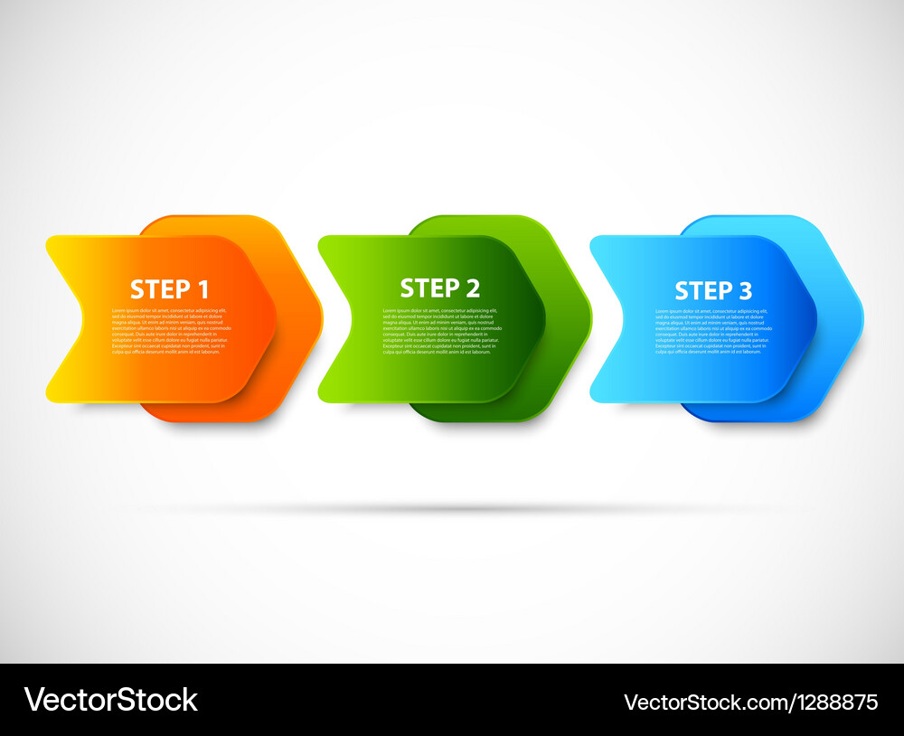 Design with steps Vector Image