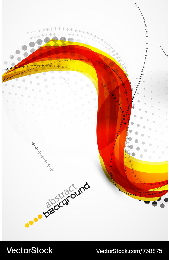 Dynamic Swirl Background Vector Image