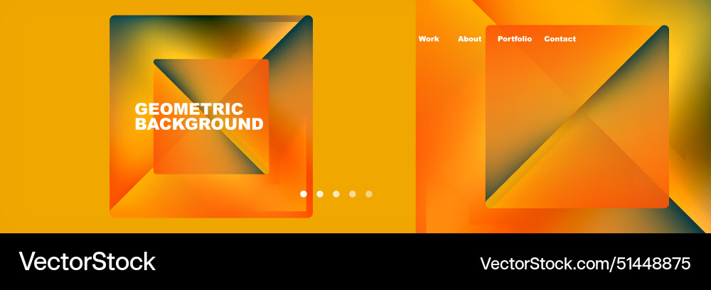Triangle minimal web site page background design Triangle minimal web site page background design Vector Image