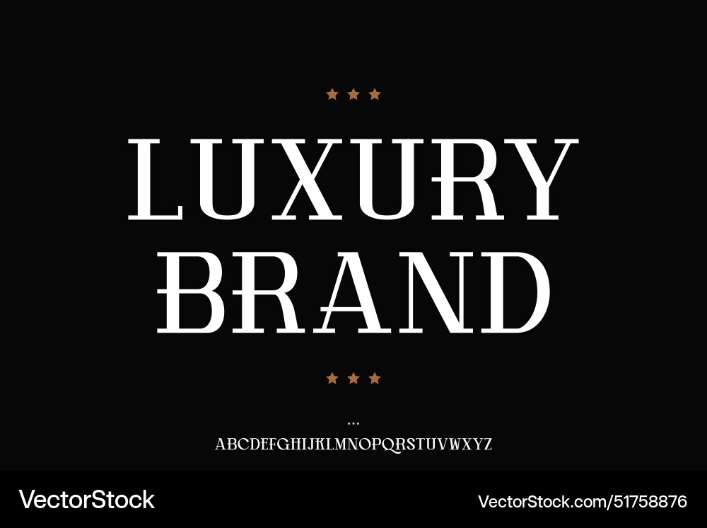 Display alphabet font design suitable Vector Image