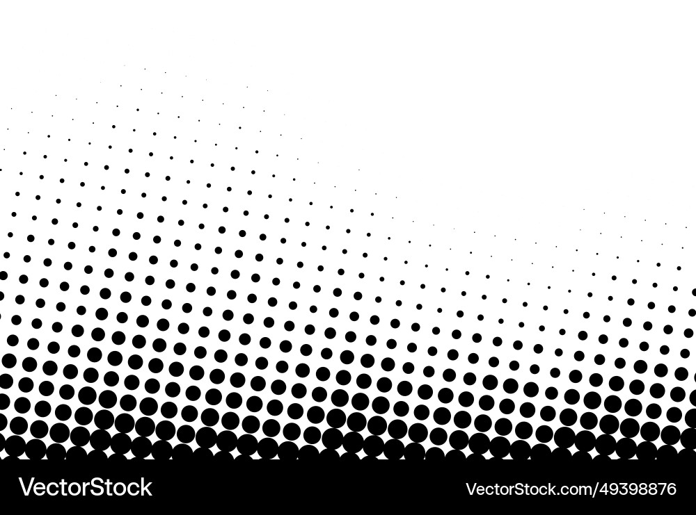 Halftone Dot Gradient Background vector image