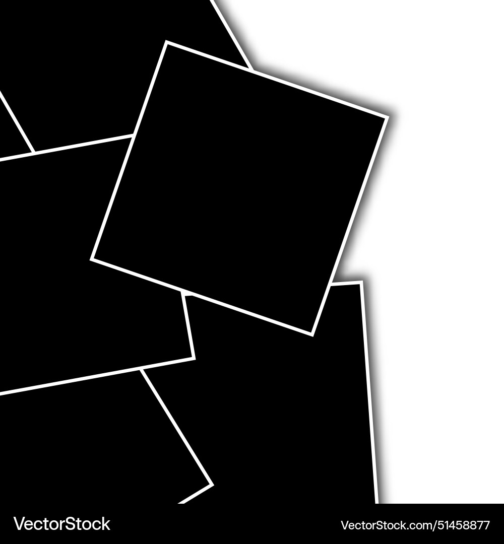 Background of realistic photo frames template Background of realistic photo frames template vector image