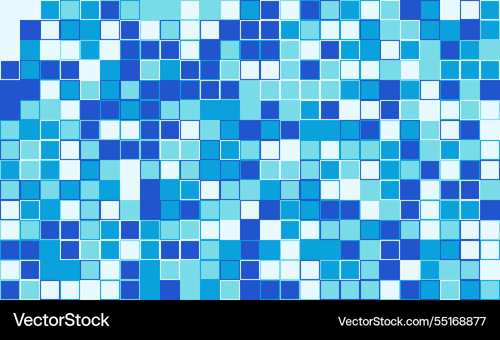 Textured cube pattern with colourful tiles Vector Image