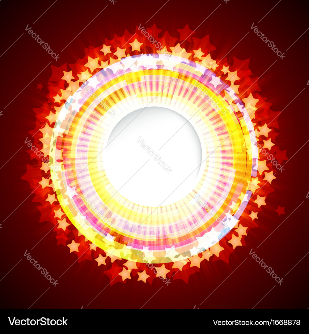Abstract digital background with a round space Vector Image