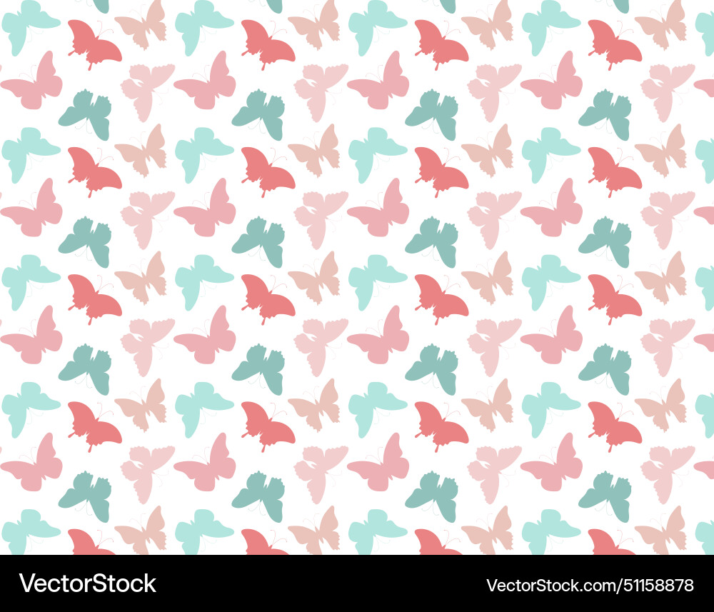 Color pattern from different butterflies Vector Image