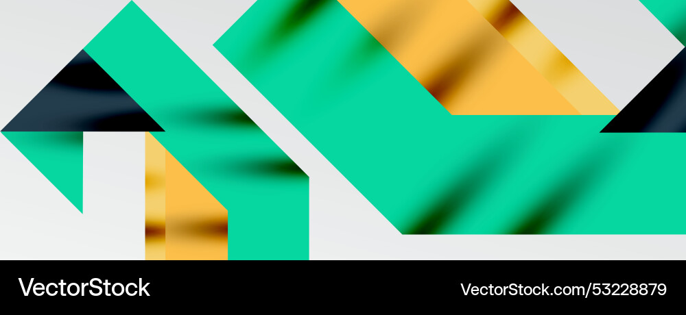 Dynamic lines and triangles Vector Image