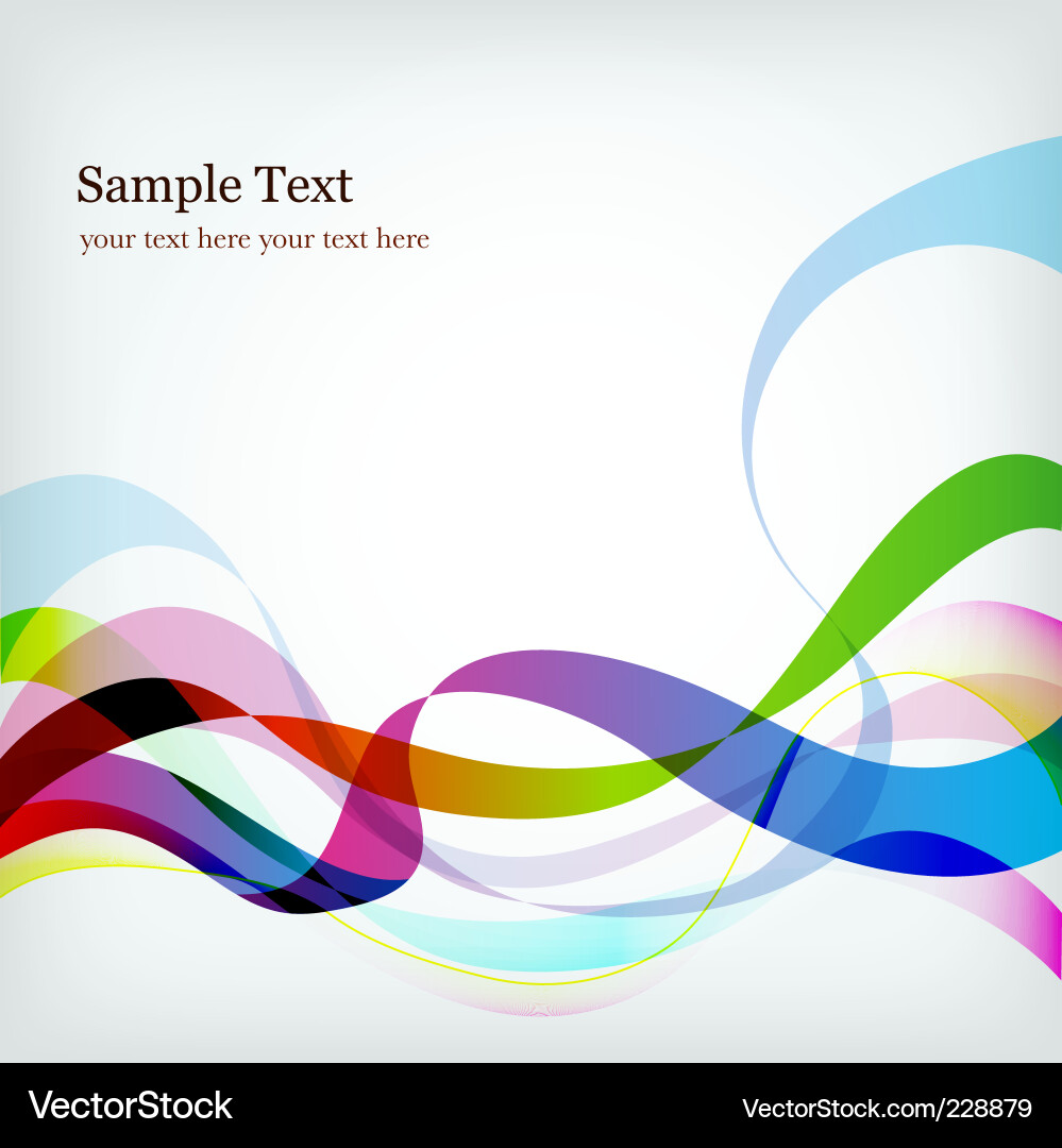 Flowing Water Effects Vector Image