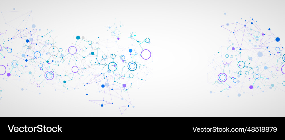Geometric abstract background with connected line Geometric abstract background with connected line vector image