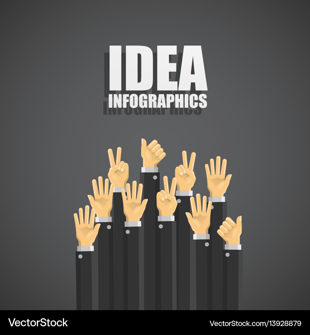 Hands Up for Support vector image