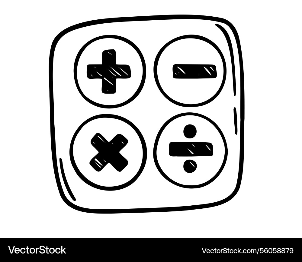 Mathematical operations divide and multiply Mathematical operations divide and multiply vector image