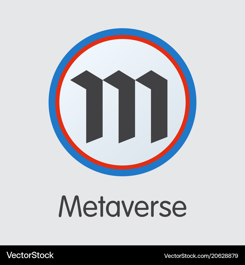 Metaverse - crypto currency pictograph symbol – Royalty-Free Vector |  VectorStock