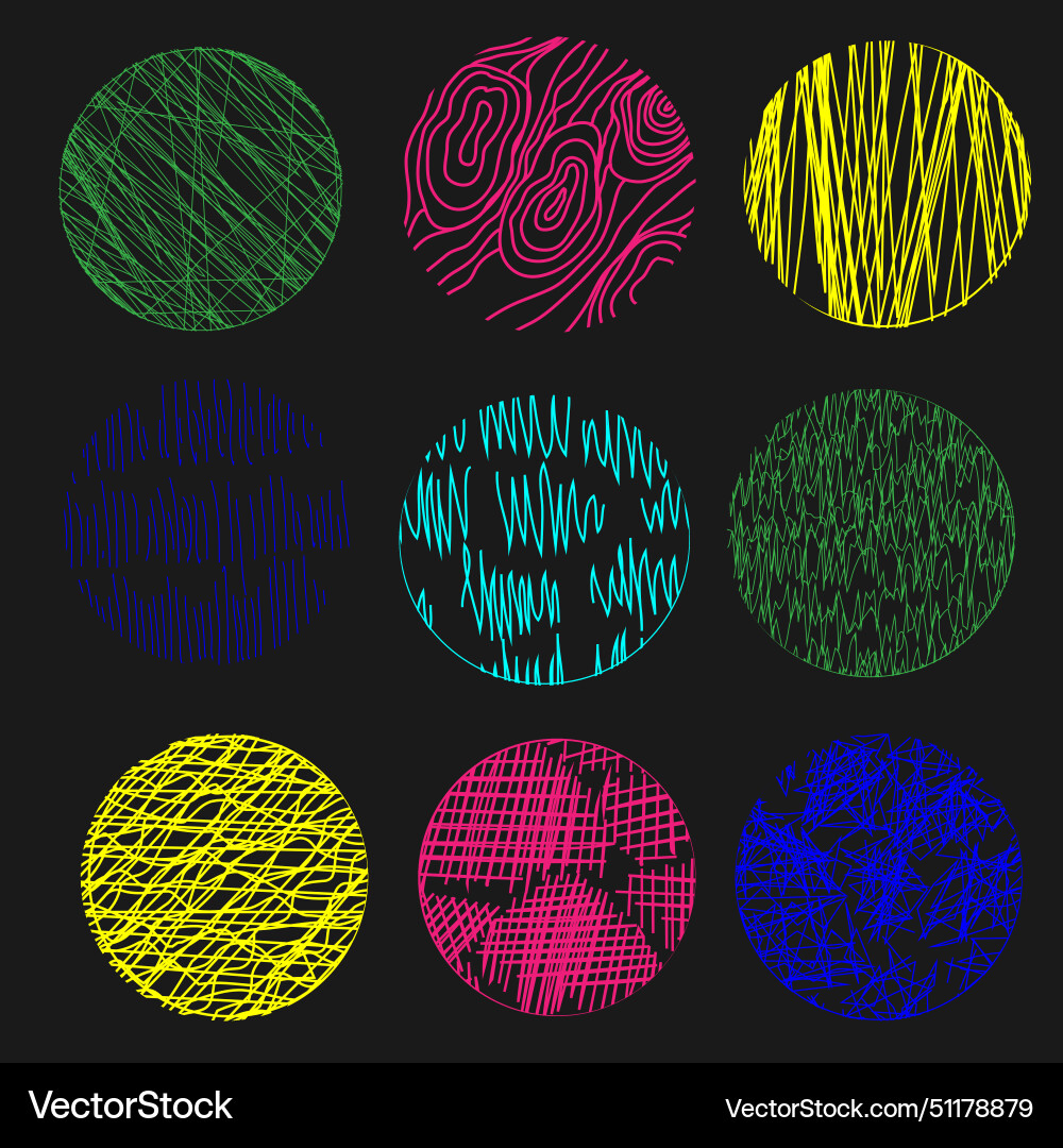 Scratch circle2 Scratch circle2 Vector Image
