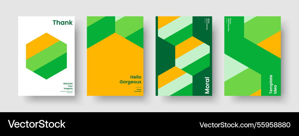 Abstract business presentation layout creative Abstract business presentation layout creative vector image