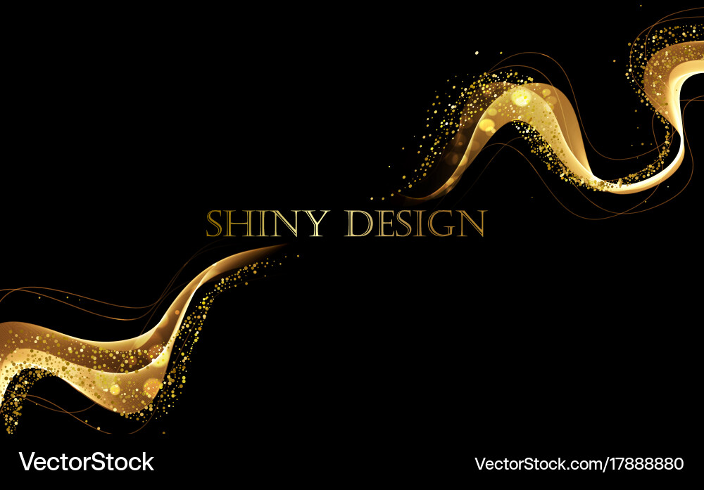 Abstract color wave design element vector image
