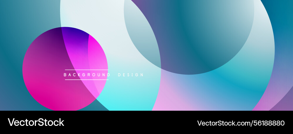 Abstract design features overlapping circles Abstract design features overlapping circles vector image