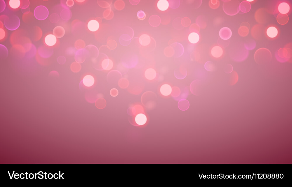 Pink Bokeh Lichter abstrakter Hintergrund Vektorbild