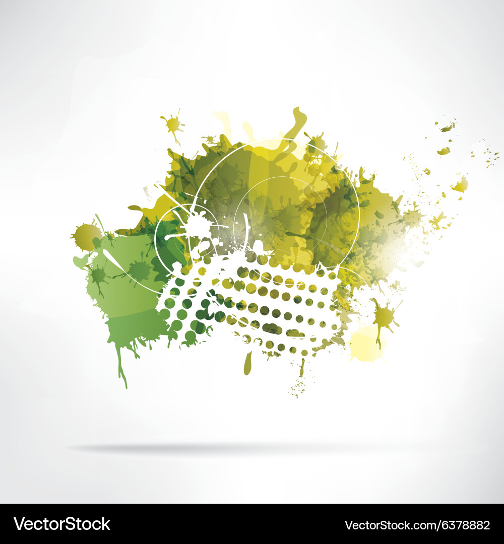 Abstract background with splash vector image