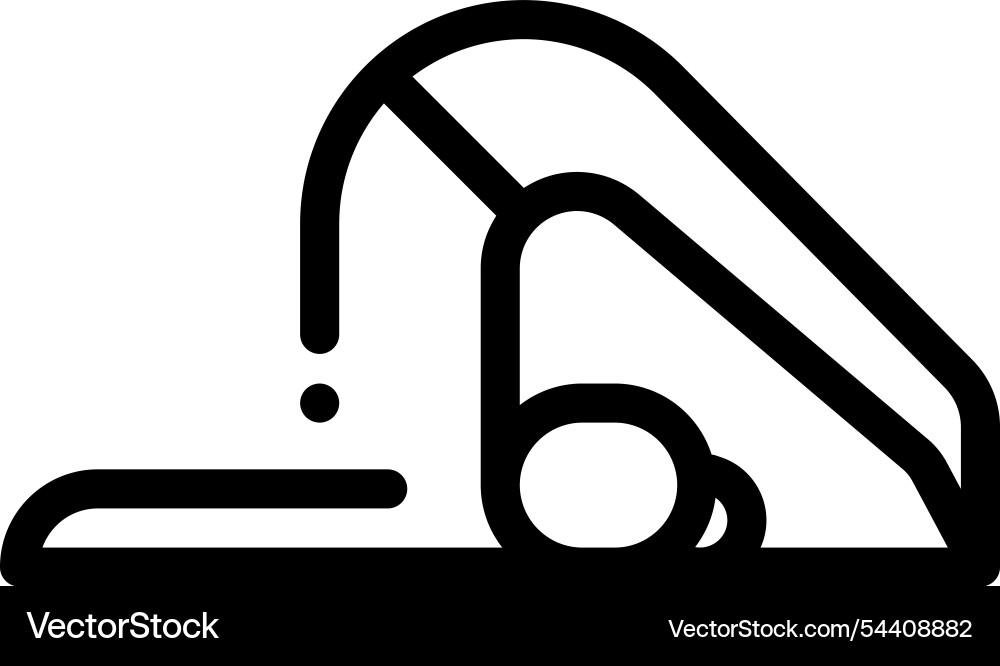 Kappa icon thin linear style design isolated Kappa icon thin linear style design isolated vector image