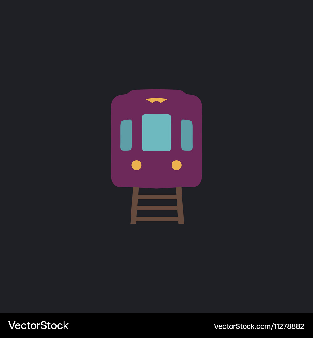 Train computer symbol Vector Image