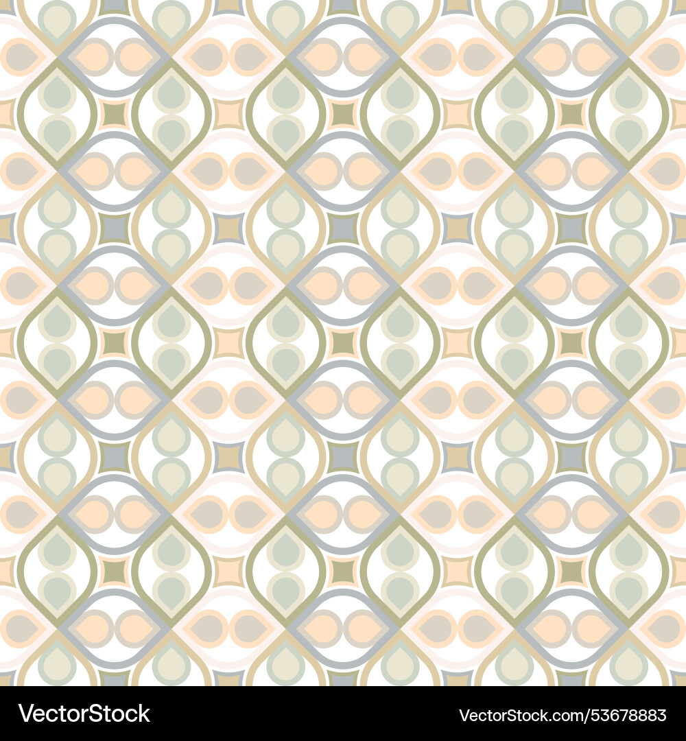A seamless pattern of circles and squares A seamless pattern of circles and squares vector image