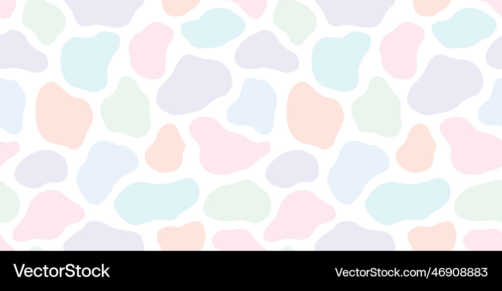 Cow print seamless pattern design border Cow print seamless pattern design border vector image