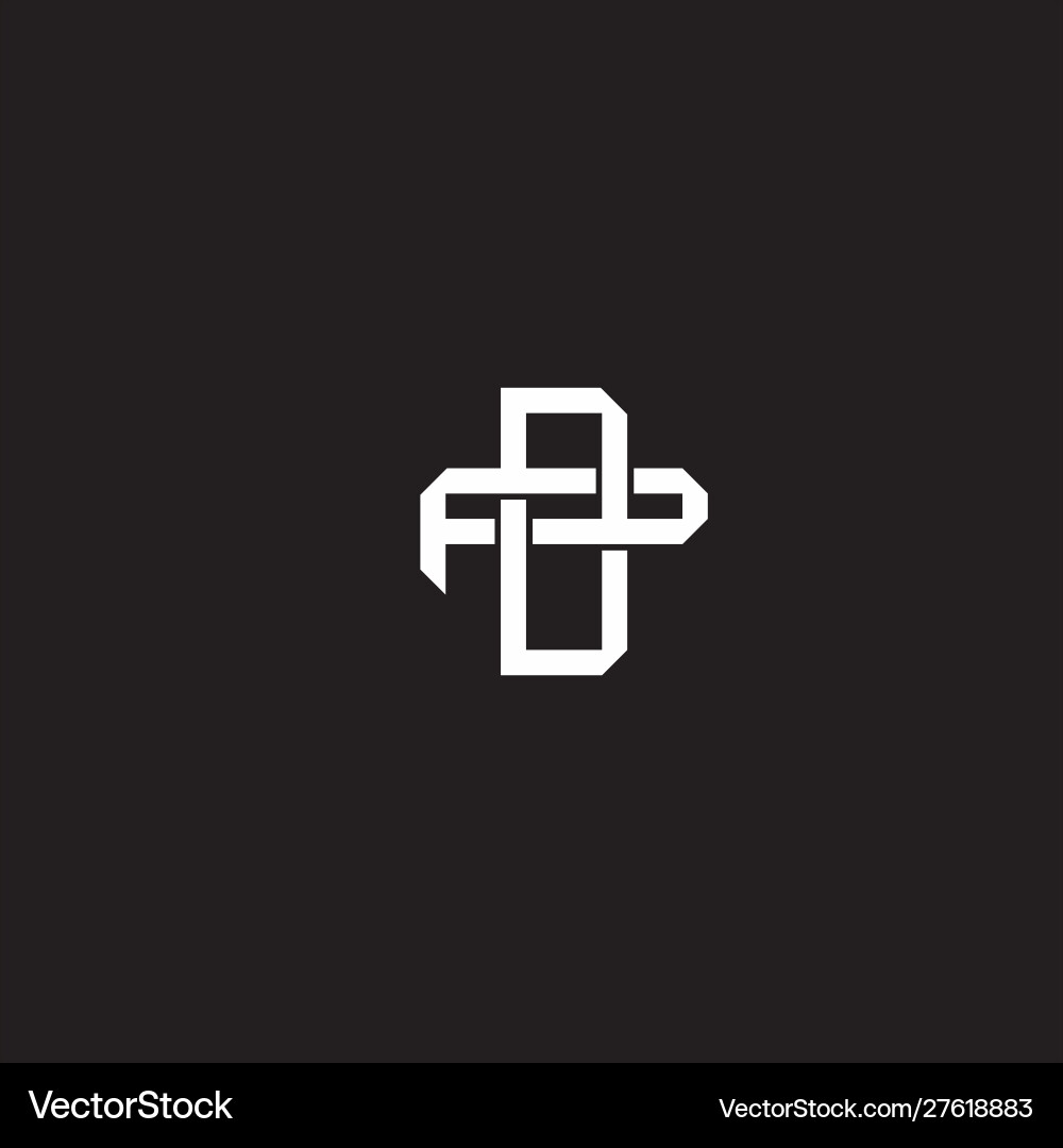 Dp initial letter overlapping interlock logo Dp initial letter overlapping interlock logo Vector Image