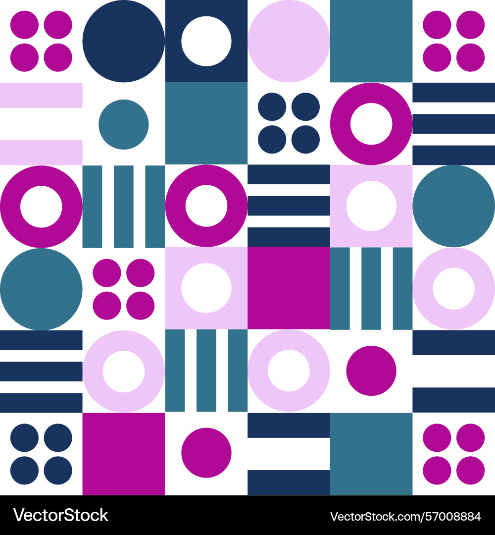 Abstract geometric pattern shapes set vector image