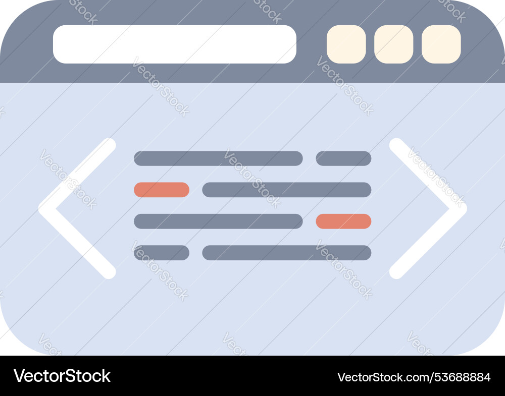 Web-Entwicklung Programmiercode Website Browser Web-Entwicklung Programmiercode Website Browser vektorbild