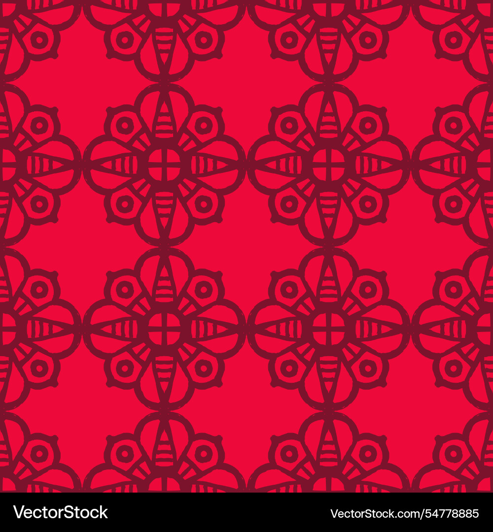 Textured seamless pattern with geometrical vector image