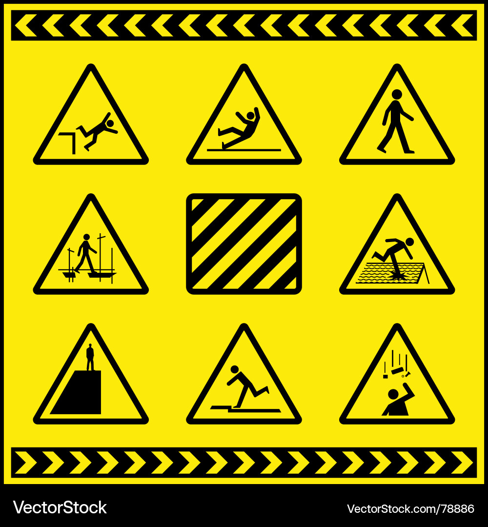 Beware of Falling Objects Sign Vector Images (over 1,600)