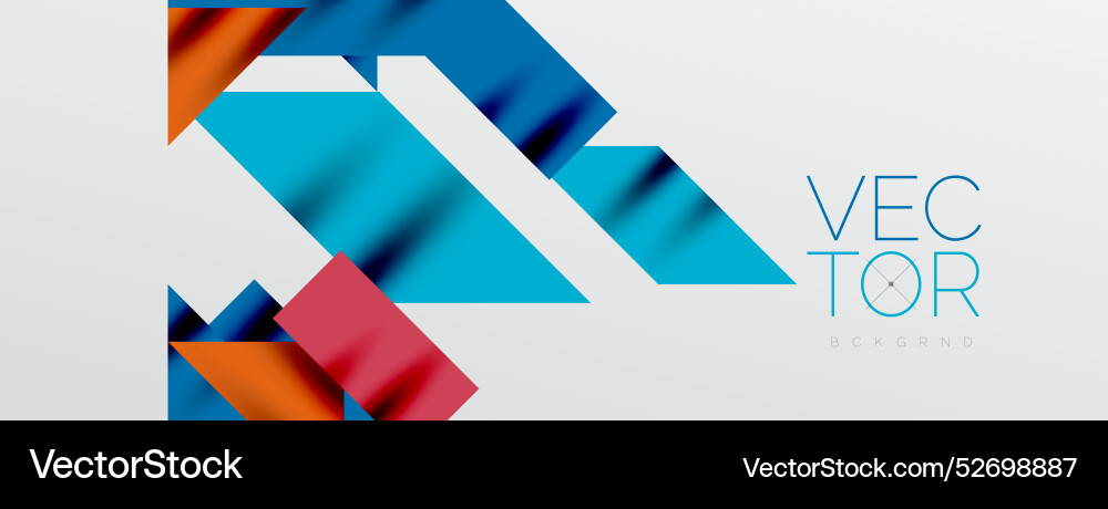 Dynamic lines and triangles Vector Image
