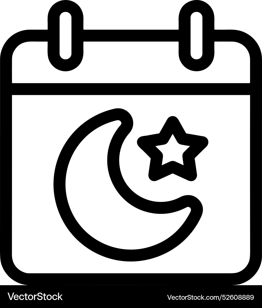 Calendar schedule icon symbol image of the modern Vector Image