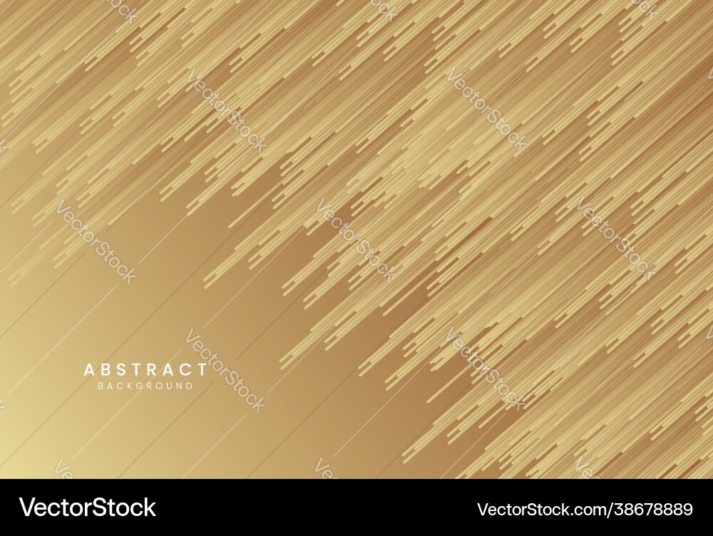 Light golden layout with flat lines and co Vector Image