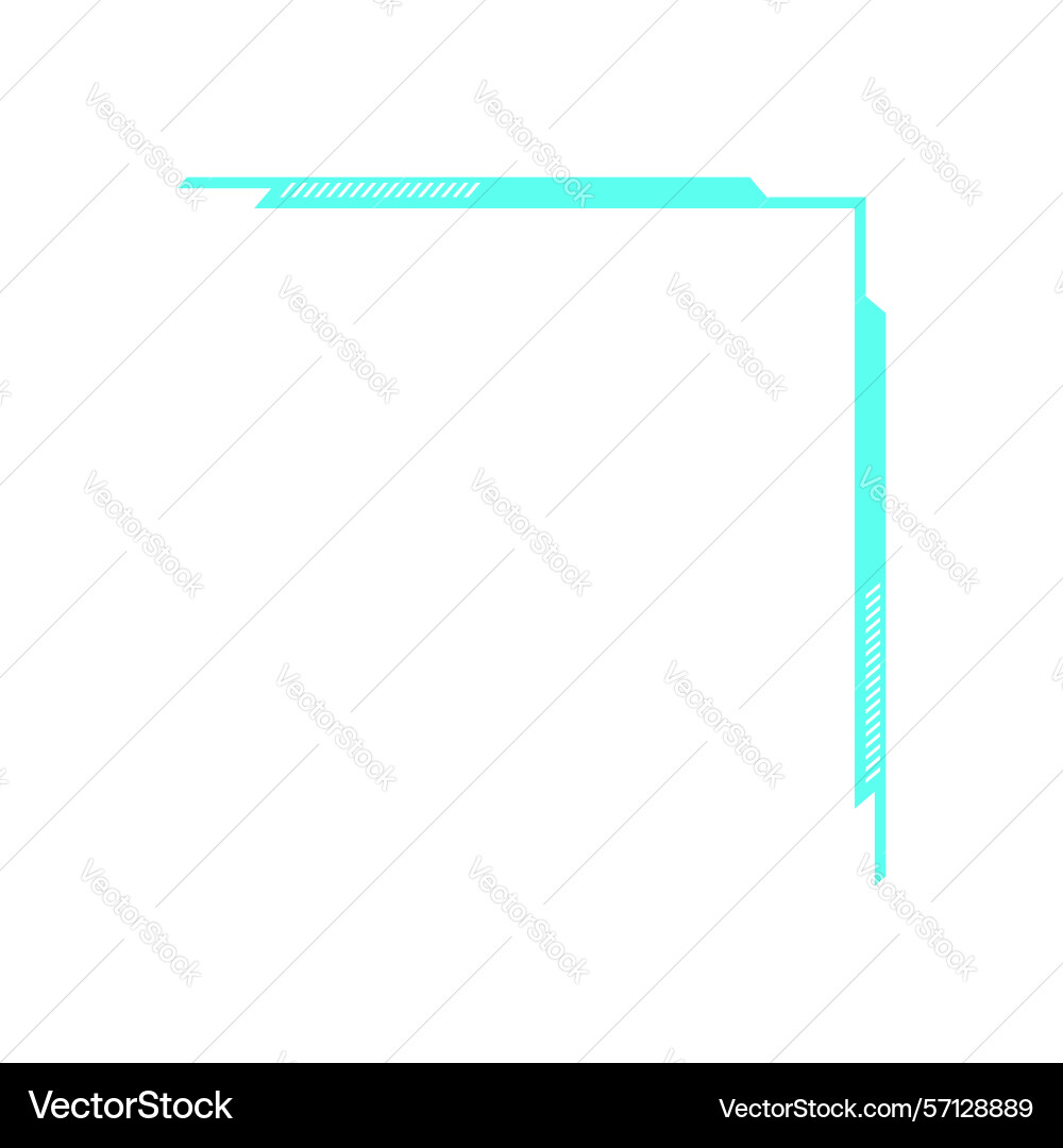 Y2k retro hud frame Y2k retro hud frame vector image