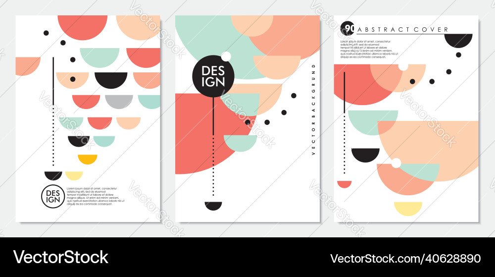 Abstract background design template Abstract background design template vector image