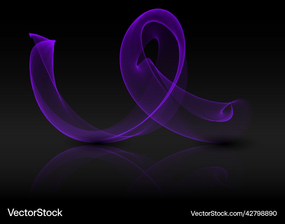 Abstract background of flowing lines vector image