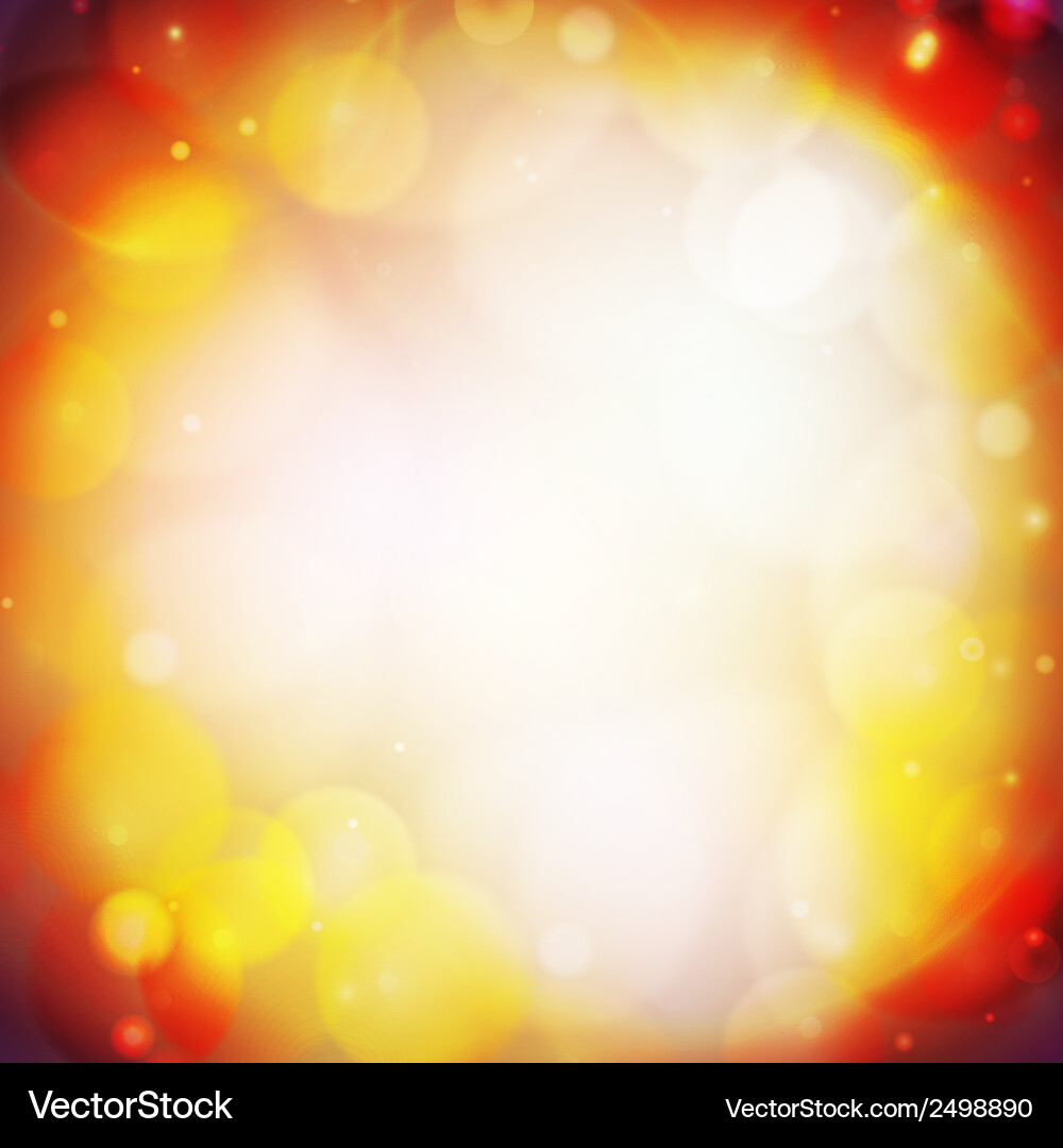 Abstract multicolored defocused lights background Vector Image