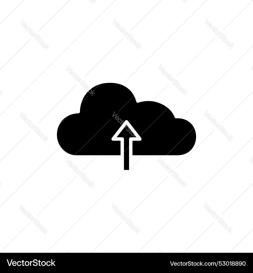 Cloud-Upload-Symbole setzen Datenspeicherserver Cloud-Upload-Symbole setzen Datenspeicherserver vektorbild