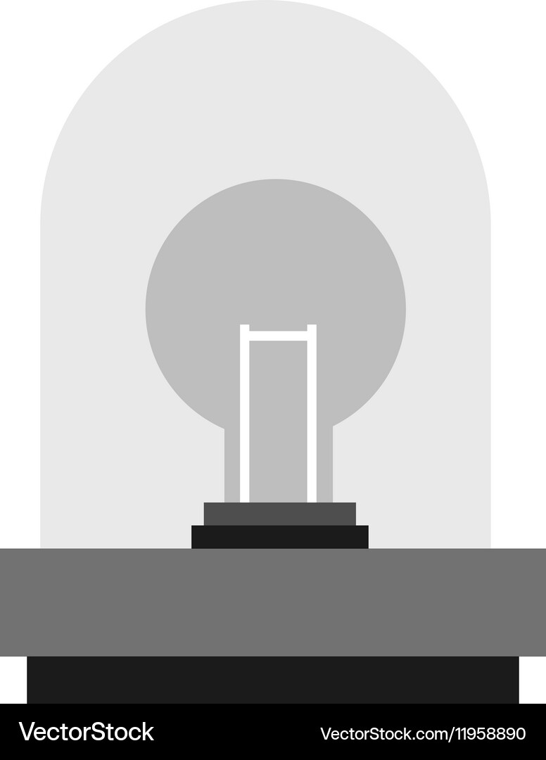 Isolated robot with light bulb design Vector Image