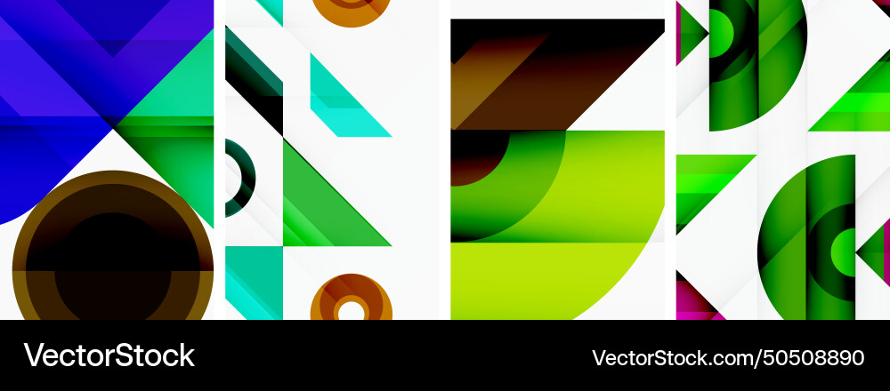 Triangle wallpaper or poster background design Triangle wallpaper or poster background design vector image
