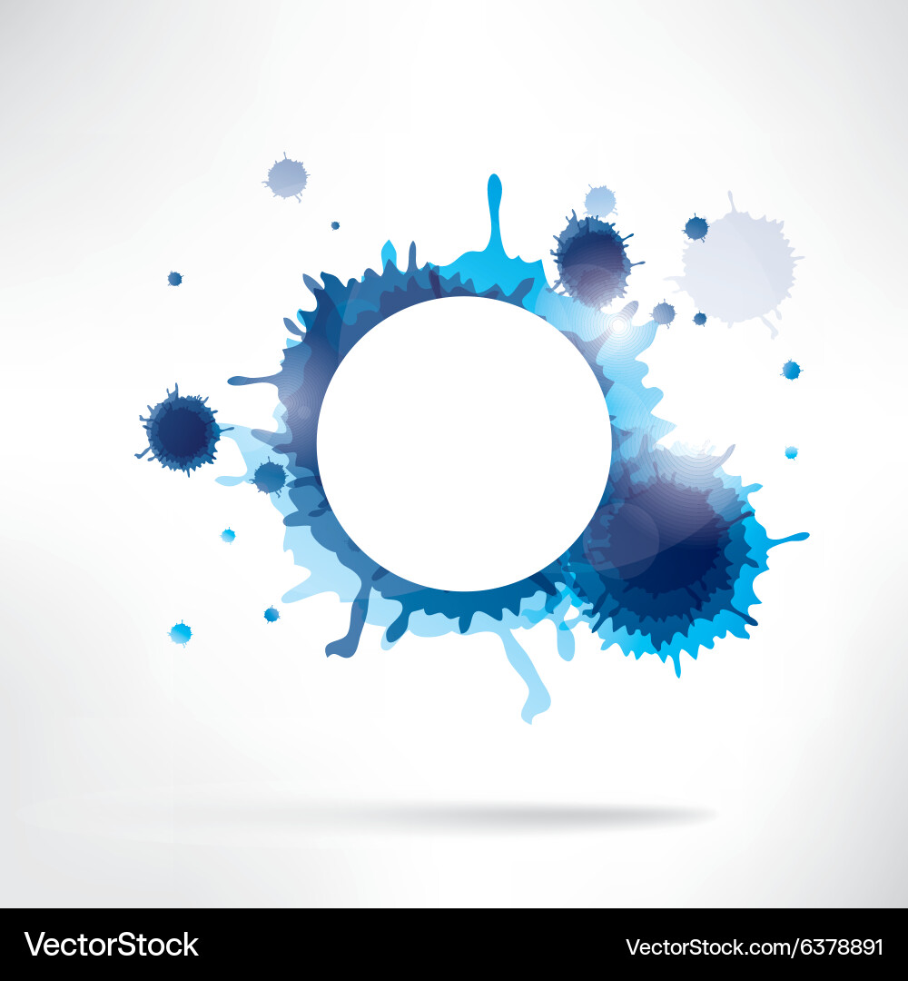 Abstract background with splash vector image