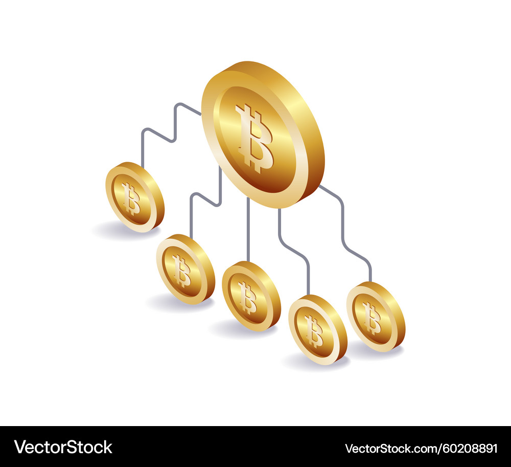 Bitcoin Business Technology – Royalty-Free Vector | VectorStock