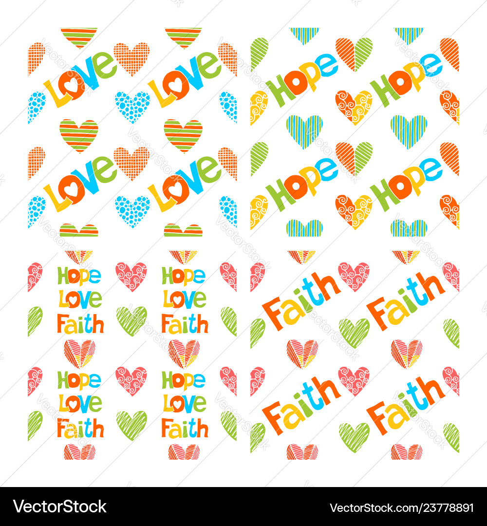 Christian Religious Patterns vector image