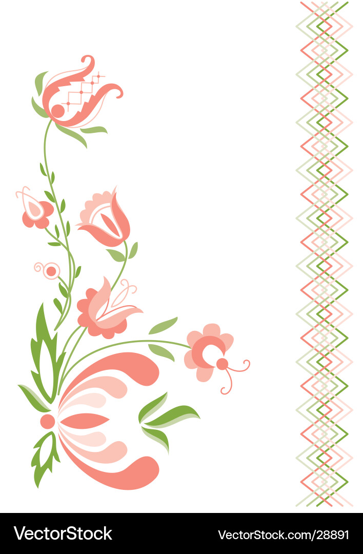 Floral Blossom Pattern vector image
