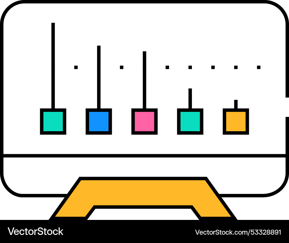 Minimum pass rating icon color Vector Image