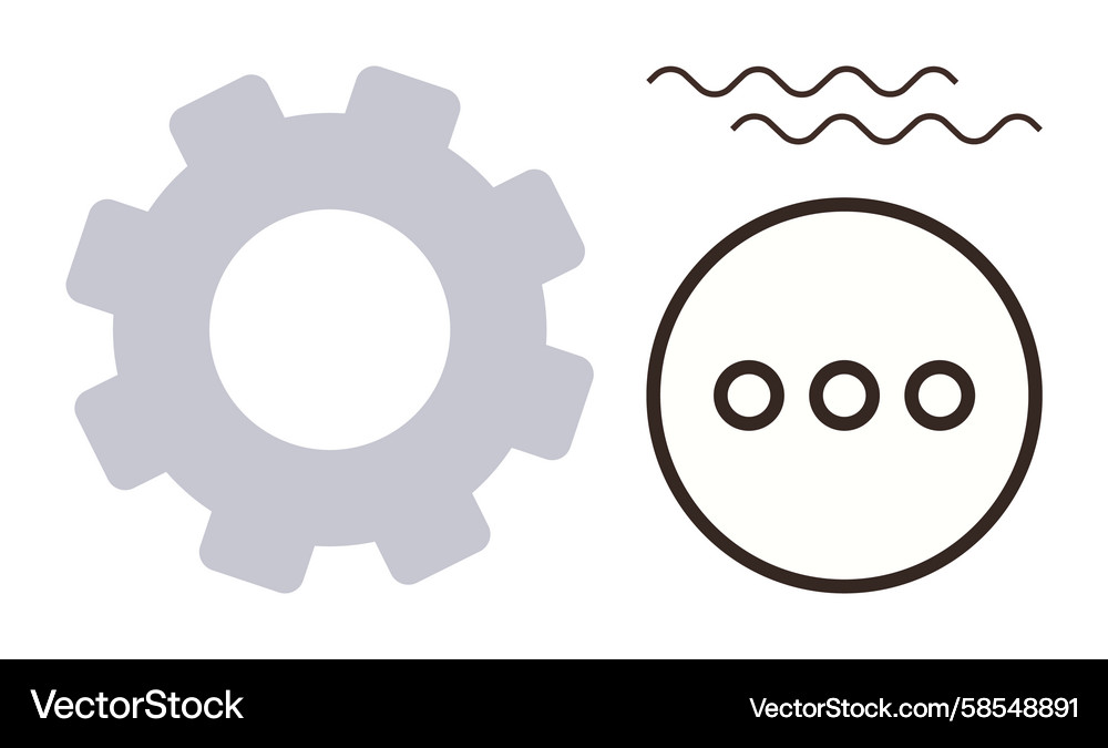 Settings & System Icons - Circular Vector Image