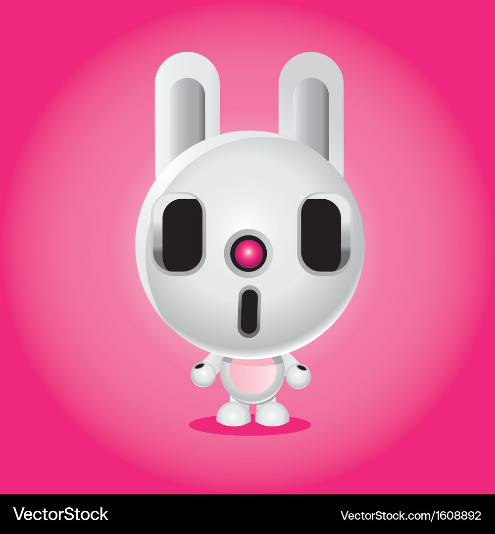 Rabbit character Vector Image