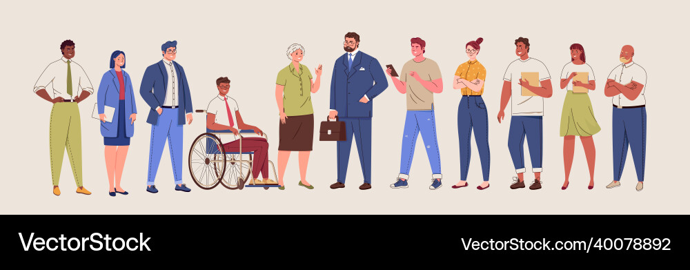 Social inclusion diversity and equality concept Vector Image