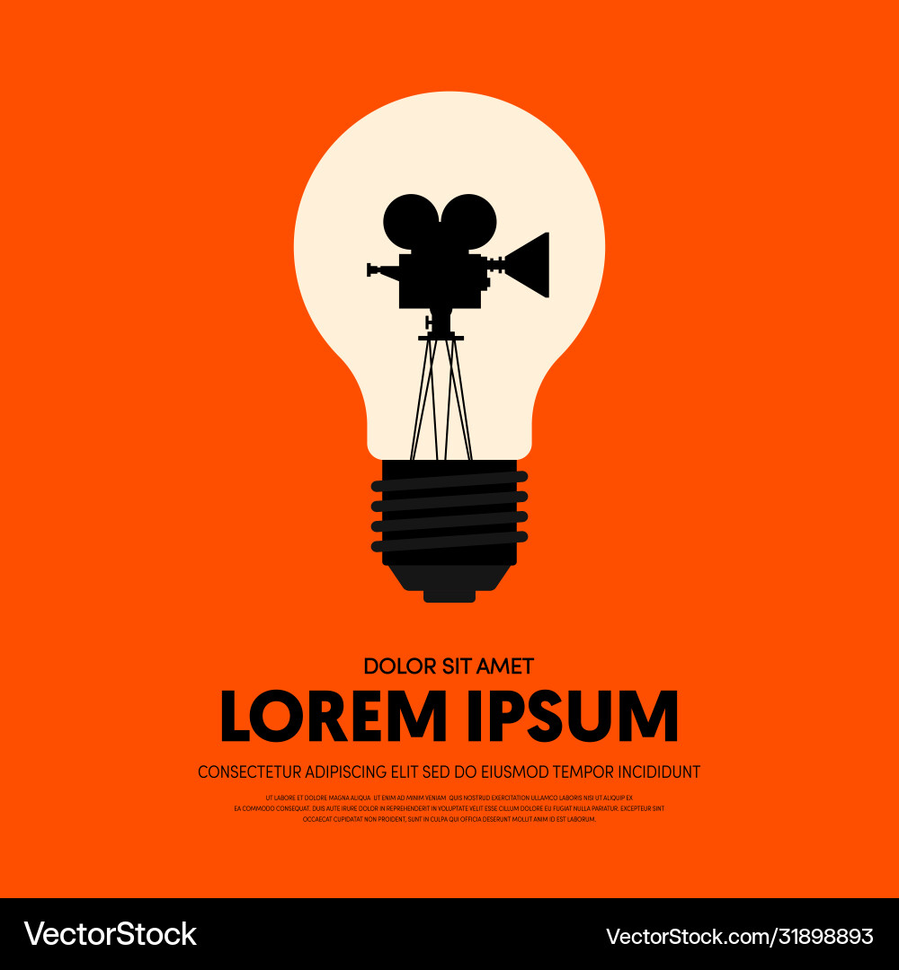 Film und Film moderne Retro Vintage Poster Film und Film moderne Retro Vintage Poster vektorbild